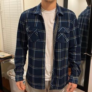 O’Neill Blue Plaid Long-Sleeve Button Down